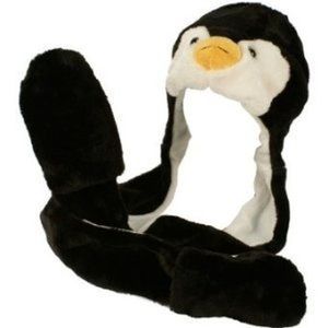 Penguin hat with gloves